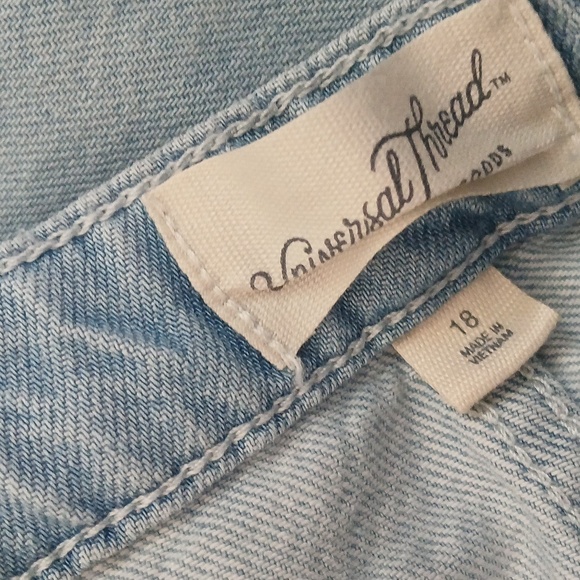 Women's Halter Neck Denim Maxi Dress - Universal Thread Blue size 18 - Picture 8 of 8